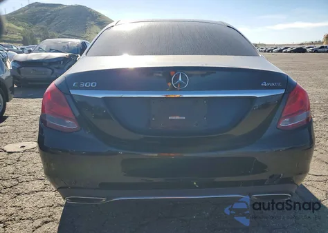2015 Mercedes-Benz C 300 4Matic from USA, damaged, VIN 55SWF4KB2FU011671